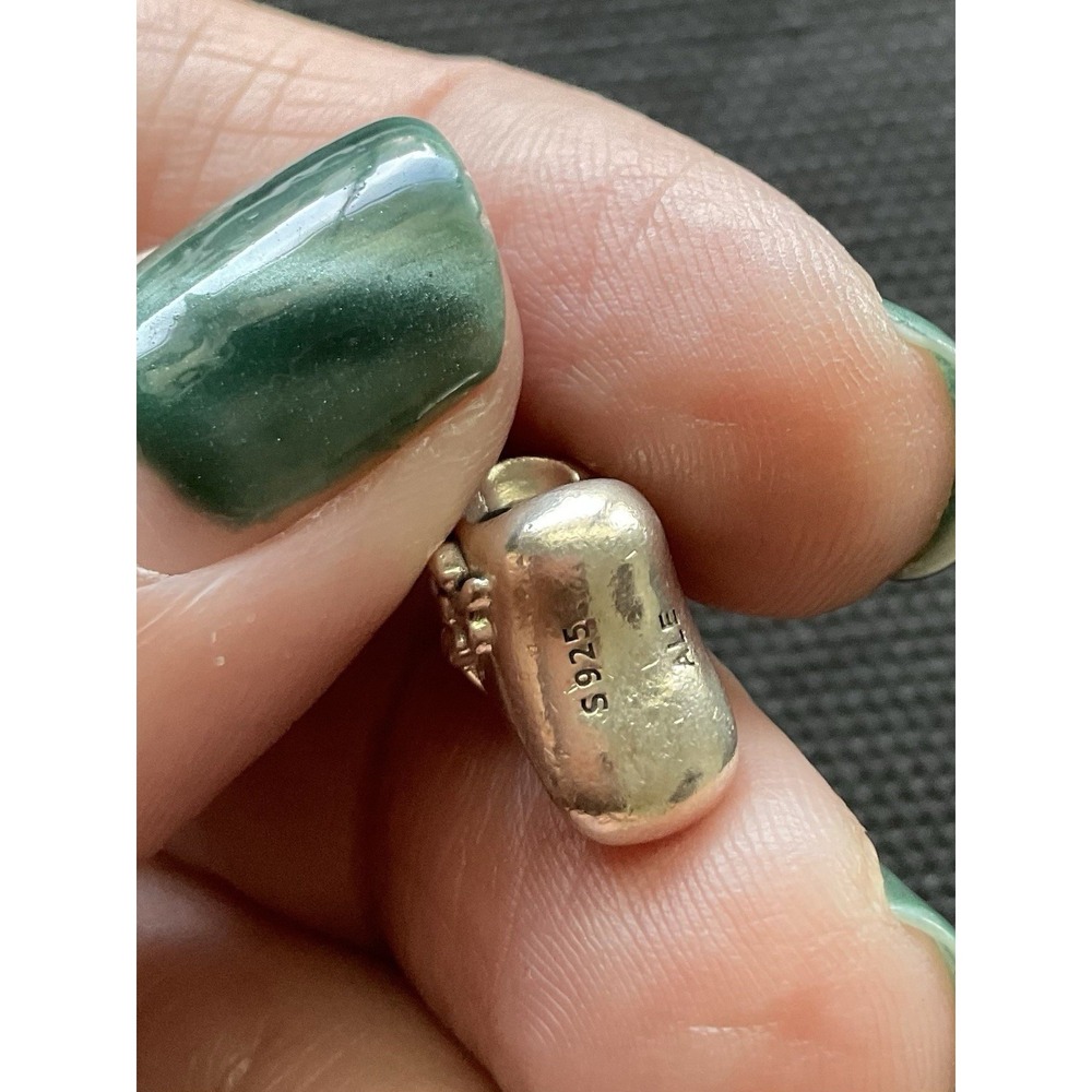 retired Pandora Sterling Silver Santa's Stocking Charm ALE 925 Christmas - Picture 3 of 4
